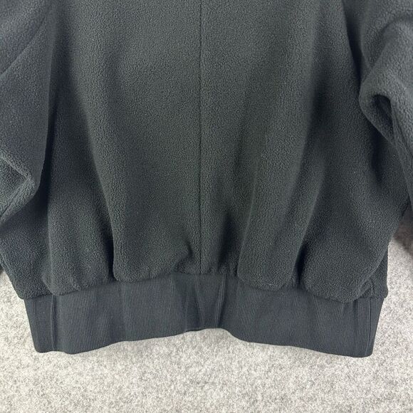 Sweaty Betty Compass Seam Sweatshirt Womens Small Black Soft Fleece Thumbhole LS - Picture 7 of 14